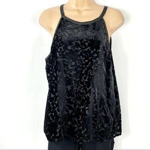 Brixon Ivy Black Brocade Top
